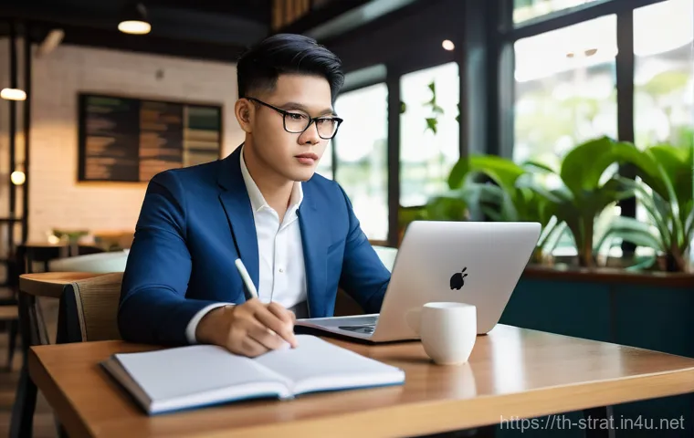 전략경영 전문 자격요건 - **Prompt:** A diverse and collaborative team of Thai business professionals, aged 25-45, are activel...