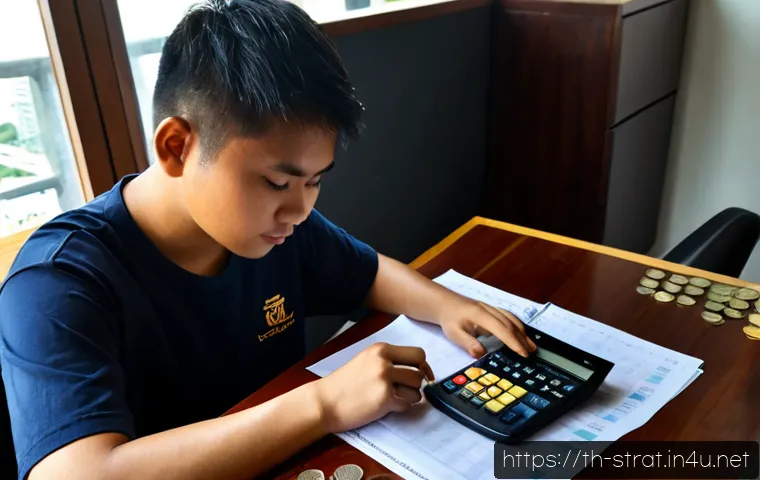 Home 17 전략경영 실기 시험 준비 - Photorealistic Thai university student preparing for a strategic management practical exam at a clea...